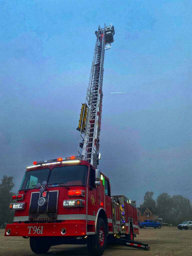 Truck 961 of the St. Albans WV Fire Department